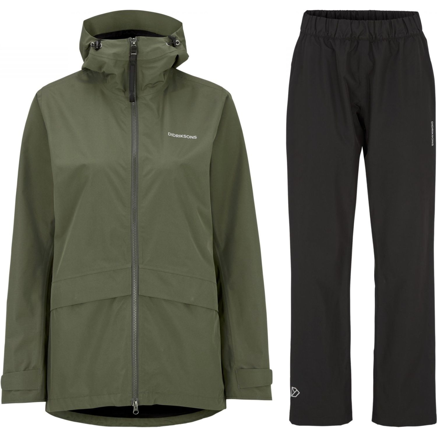 Didriksons Nordic, Regenjacke, Damen, dunkelgrün