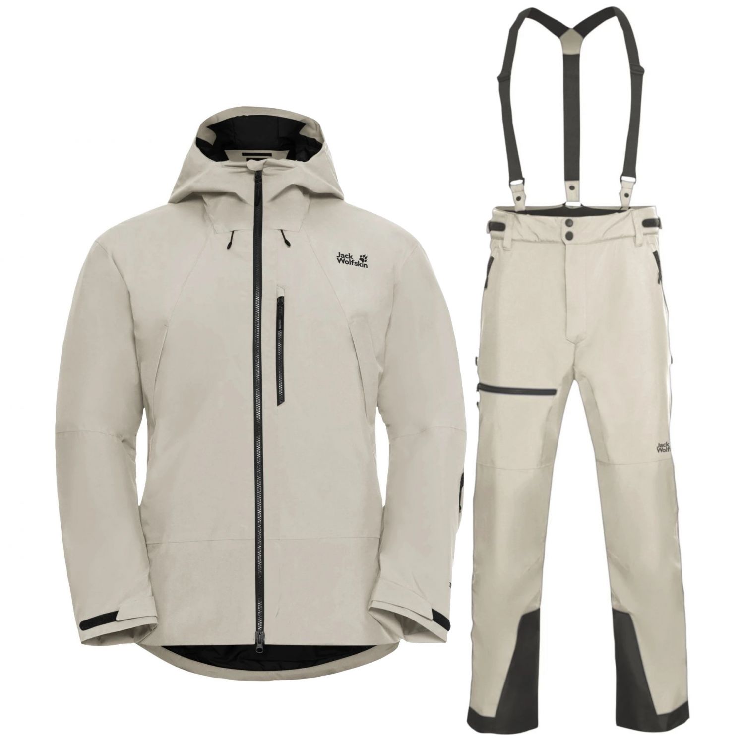 Jack Wolfskin Flowline Pro 2L Ins-sett, menn, beige