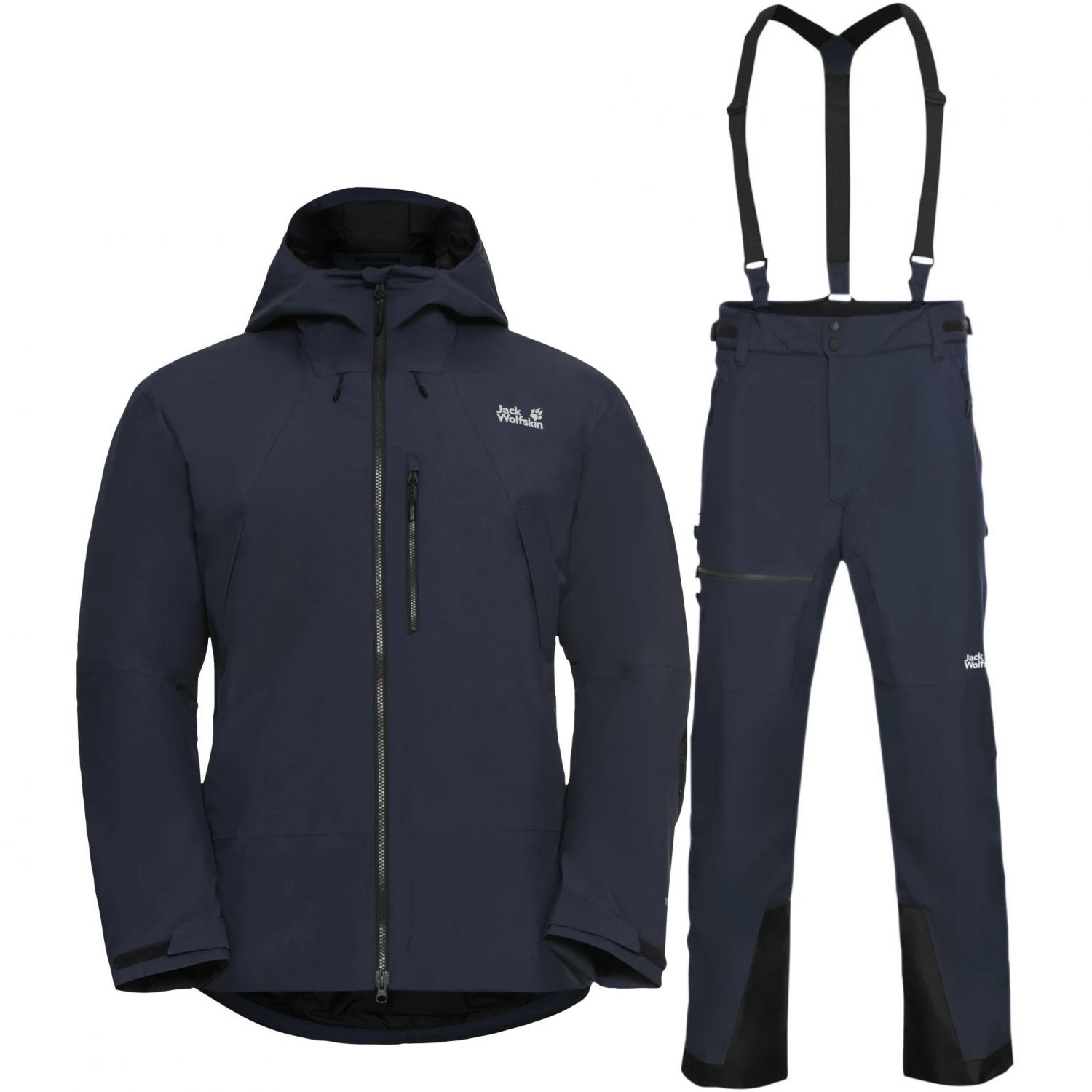 Jack Wolfskin Flowline Pro 2L Ins skisett, herre, mørkeblå