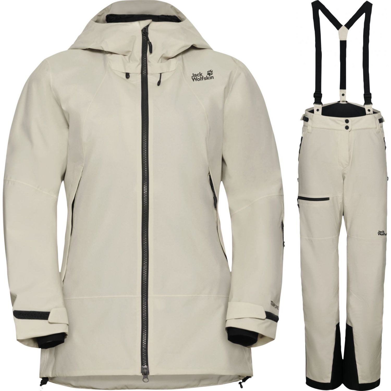 Jack Wolfskin Flowline Pro 2L Ins sæt, dame, beige - DKK 4.134 - Spar 24%