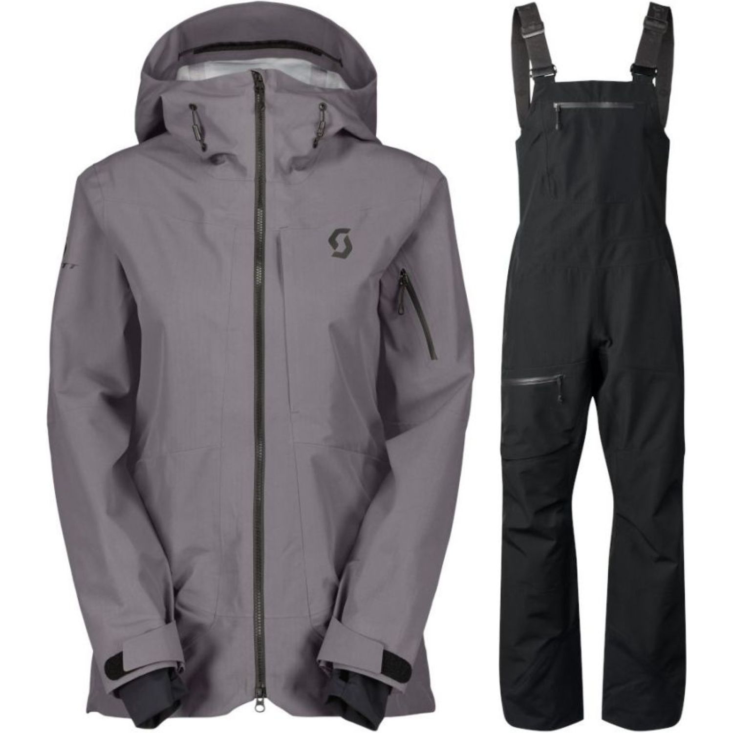 Conjunto de chaqueta shell y pantalón shell Scott Vertic Ripstop 3L, mujer