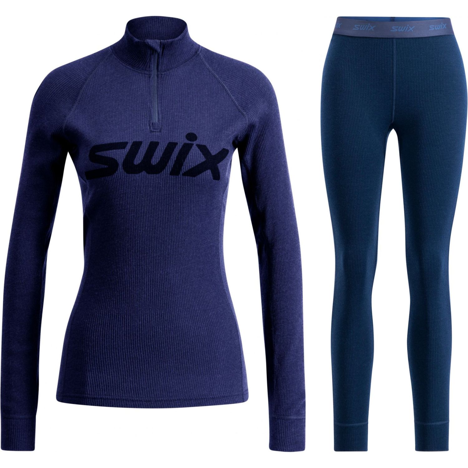 Swix RaceX Merino Pants/Half Zip sæt, dame, navy
