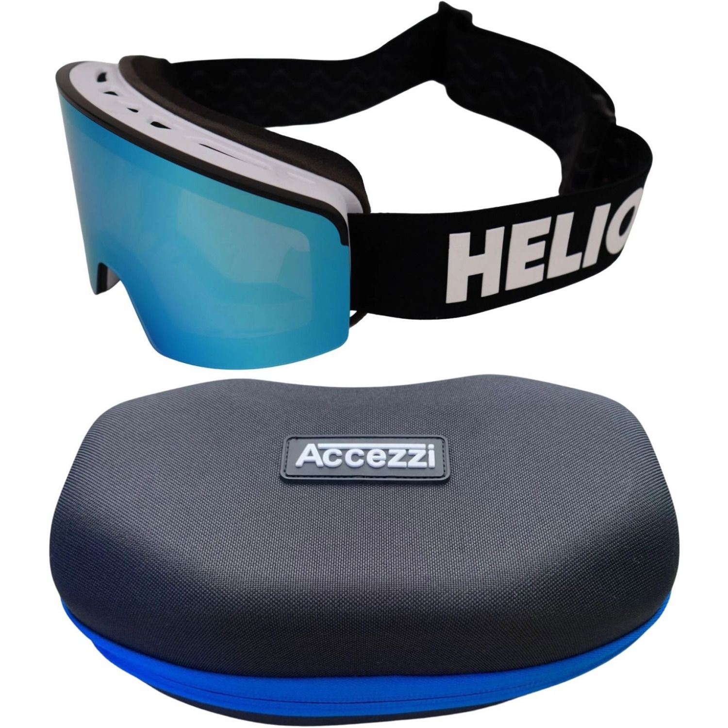 Helios Spark Magnet, skibriller, junior + Accezzi gogglecase