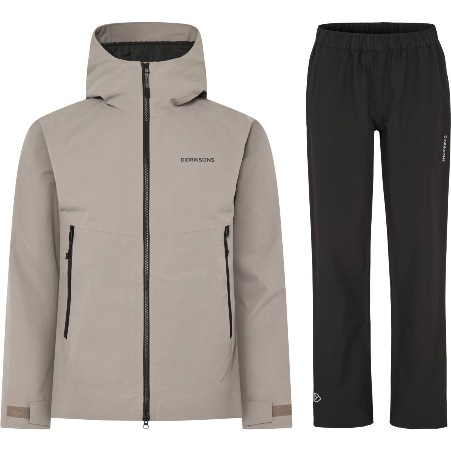 Didriksons Nordic/Biak regnsæt, herre, ash brown/sort