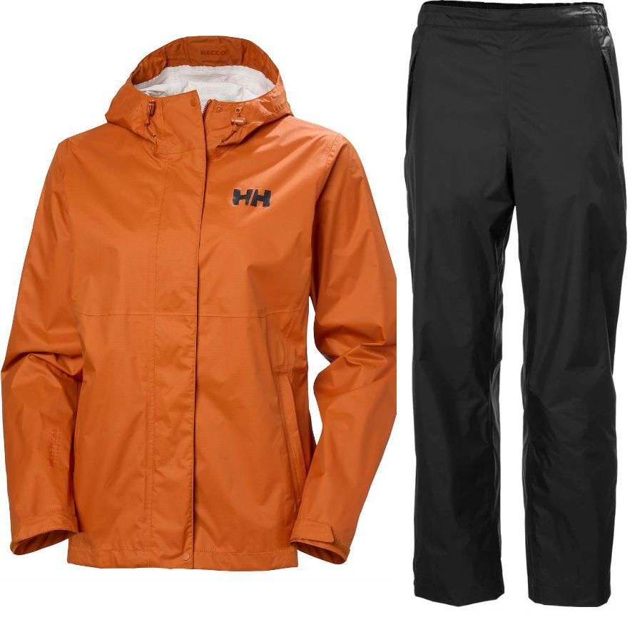 Helly Hansen Loke 2.0/Loke regnsæt, dame, sort/brun