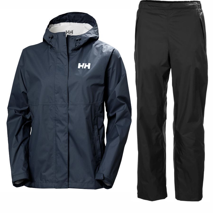 Helly Hansen Loke 2.0/Loke regnsæt, dame, sort/blå