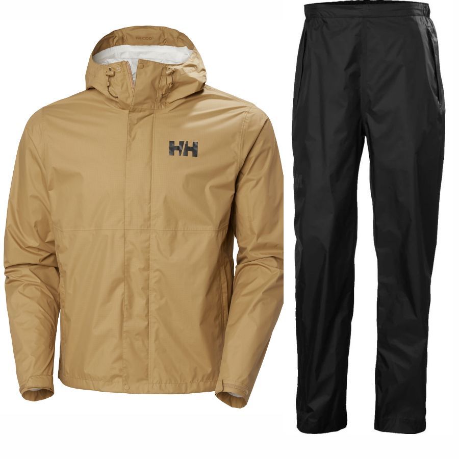 Helly Hansen Loke 2.0/Loke regnsæt, herre, sort/beige