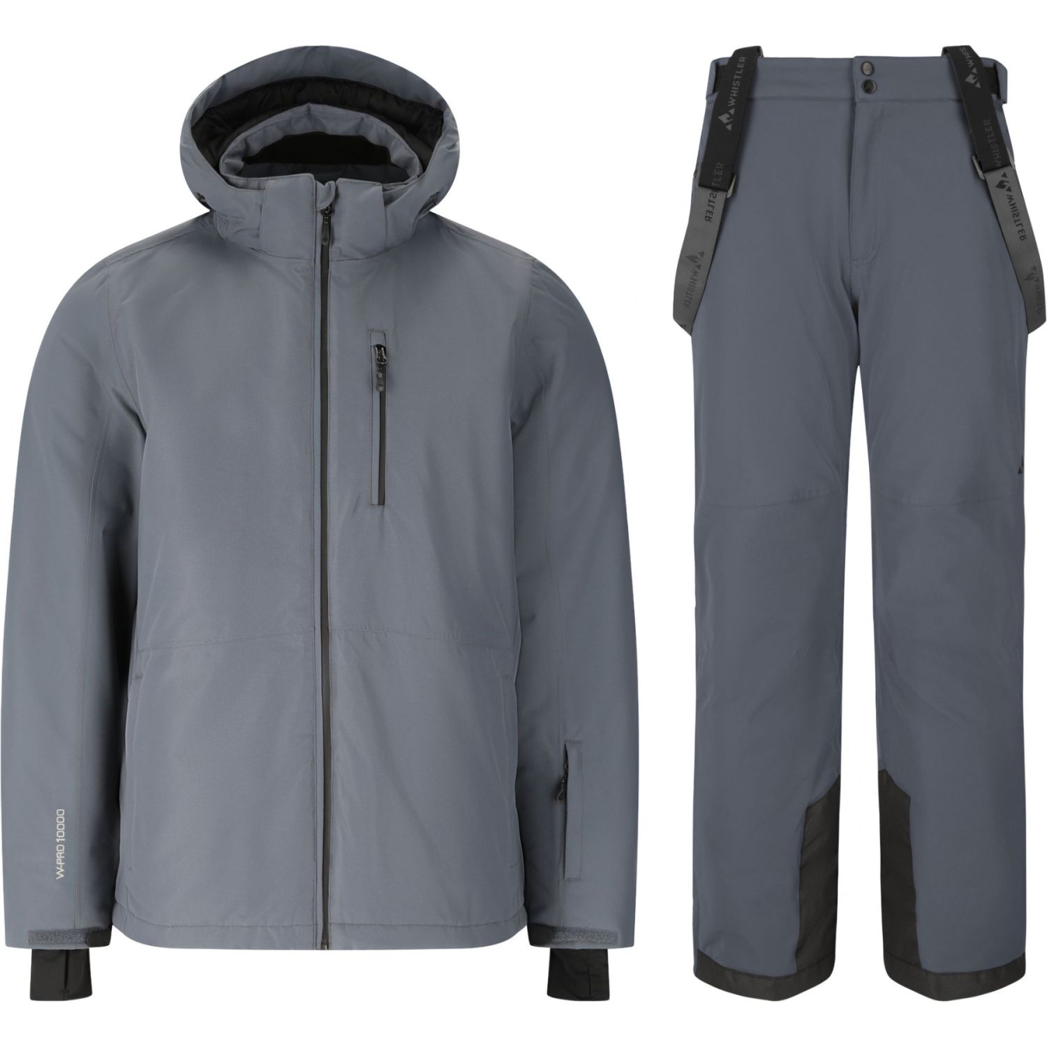 Whistler Gippslang/Drizzle Skiset, Herren, dunkelgrau