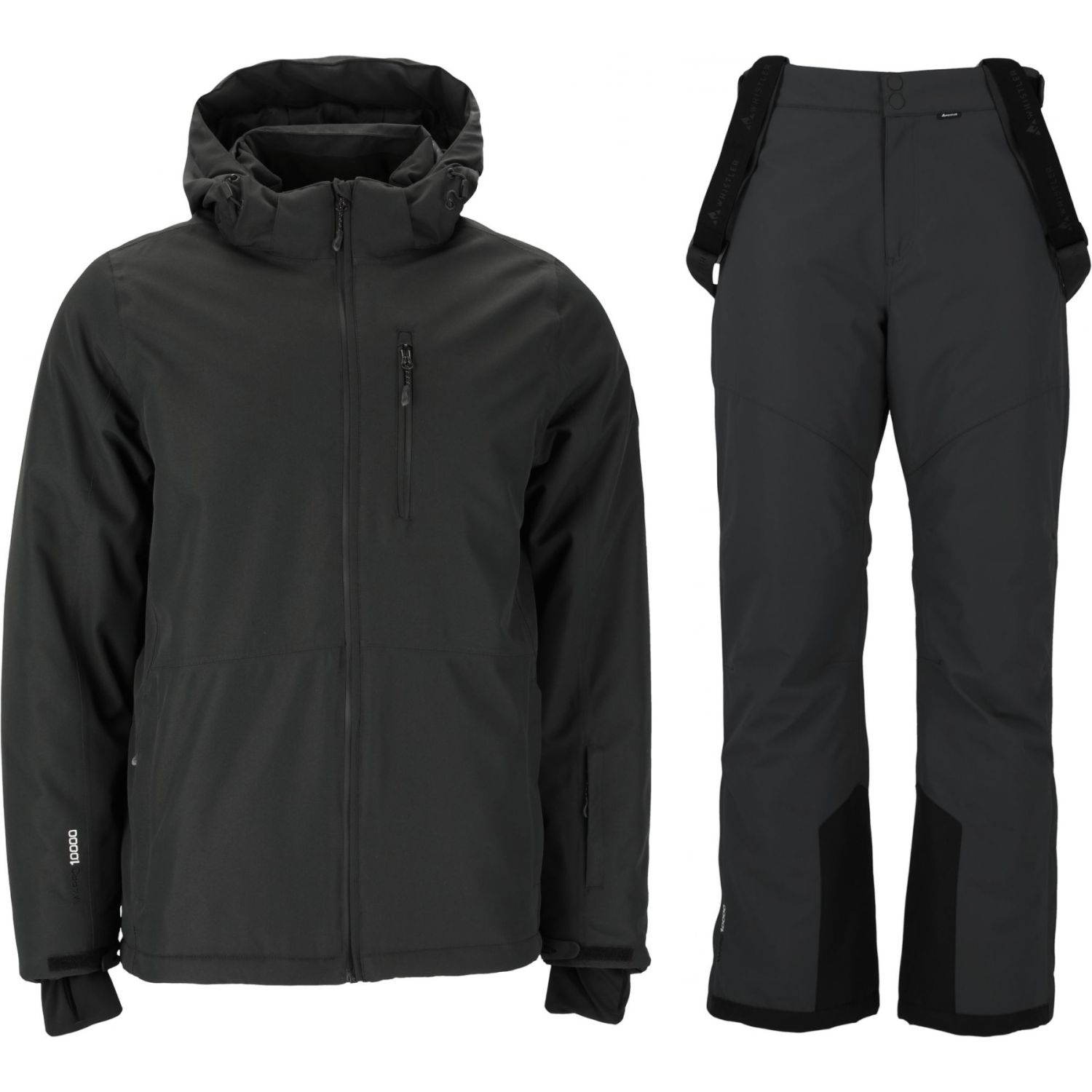 Whistler Drizzle Ski-Set (Jacke und Hose), Herren, schwarz