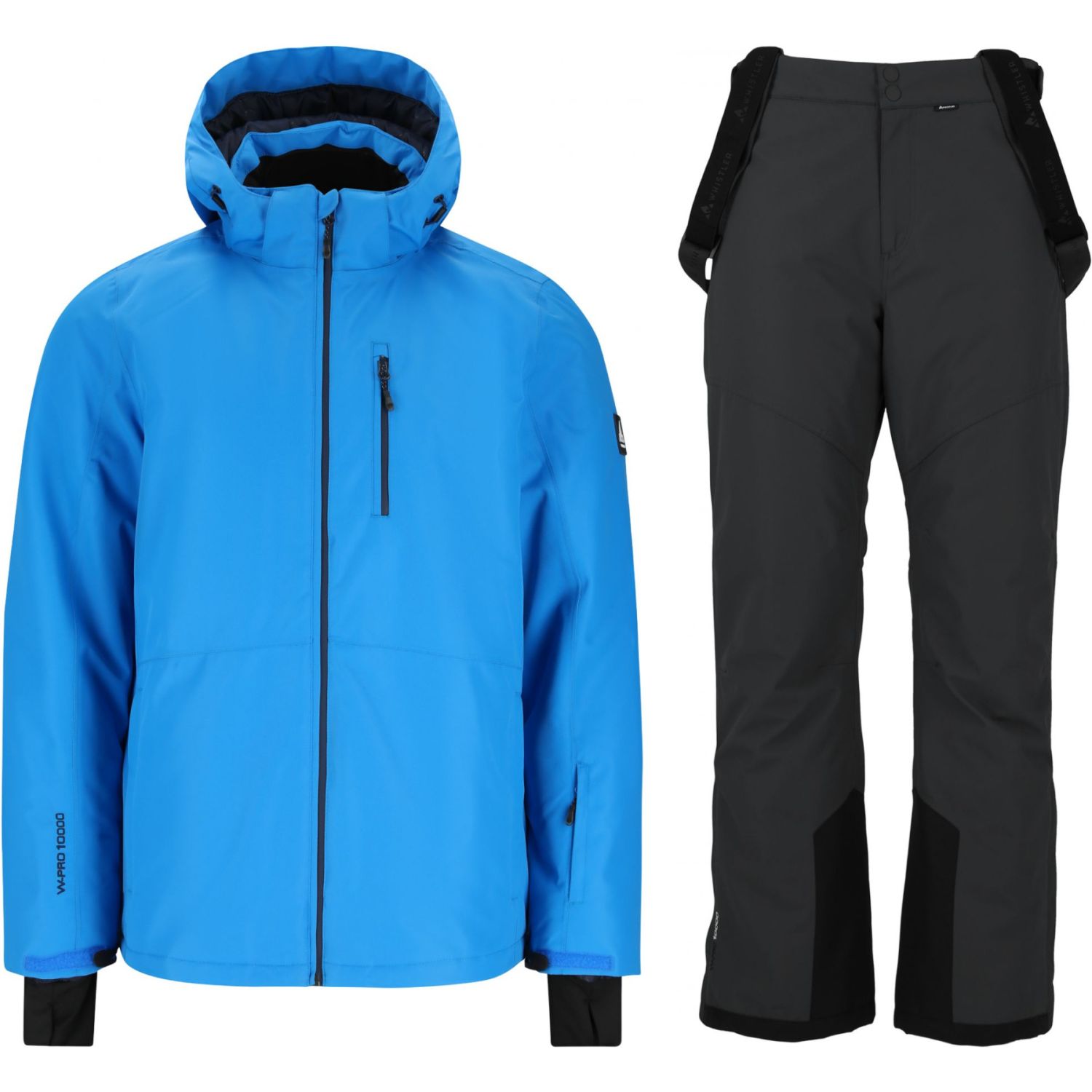 Whistler Drizzle Ski-Set (Jacke und Hose), Herren, blau/schwarz
