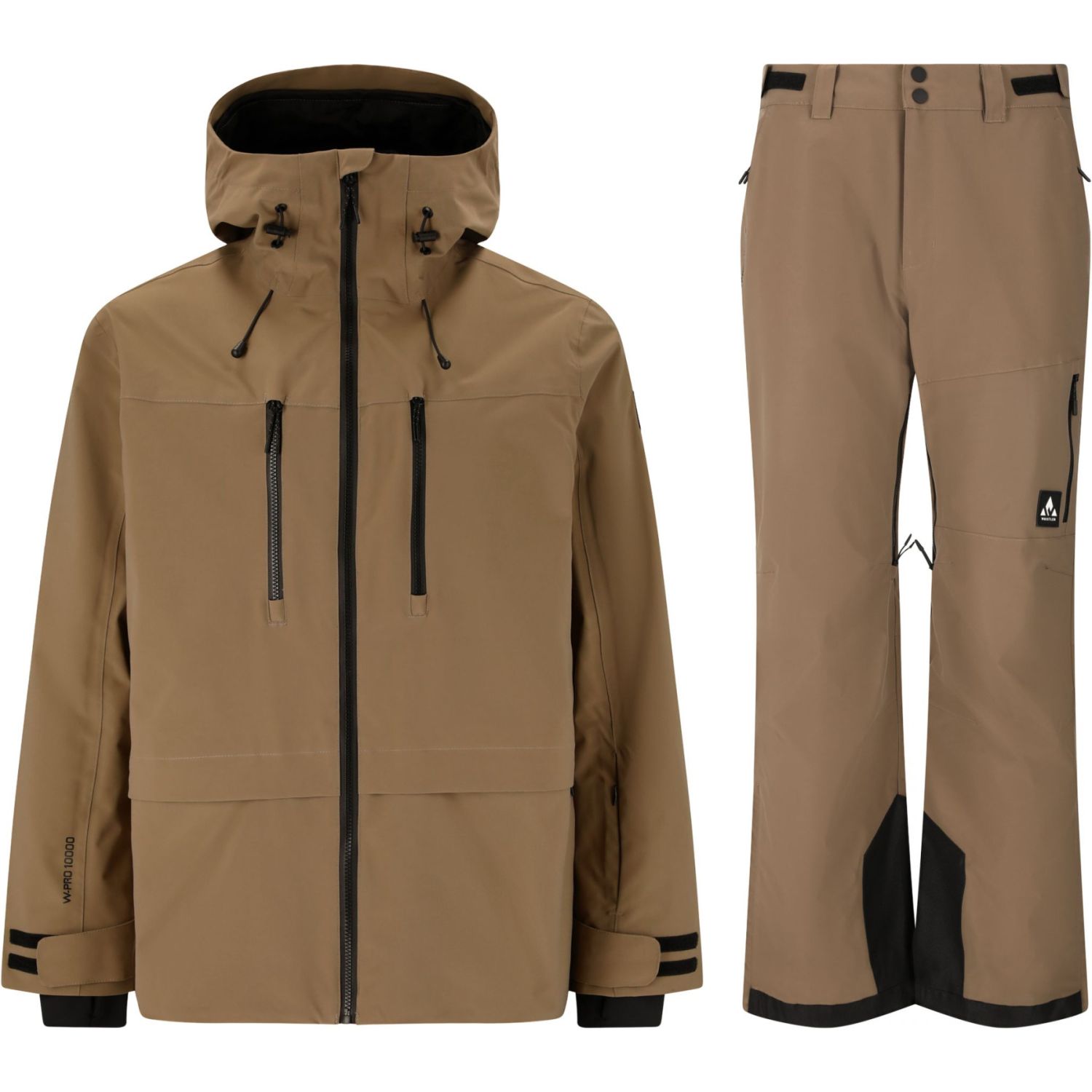 Whistler Takoda Ski-Set (Jacke und Hose), Herren, braun