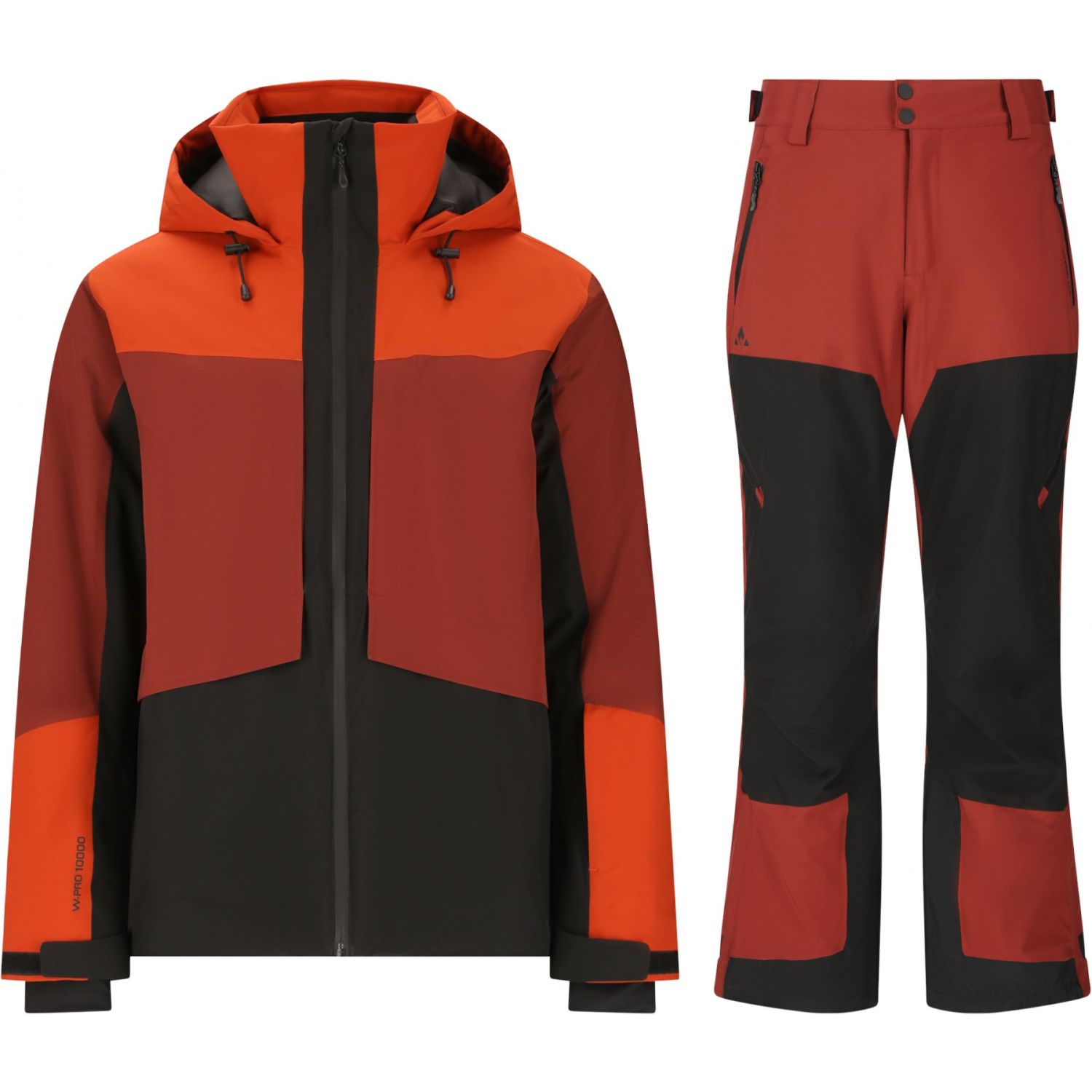 Whistler Kingland Ski-Jacke/Ski-Hose-Set, Herren, Madder Brown