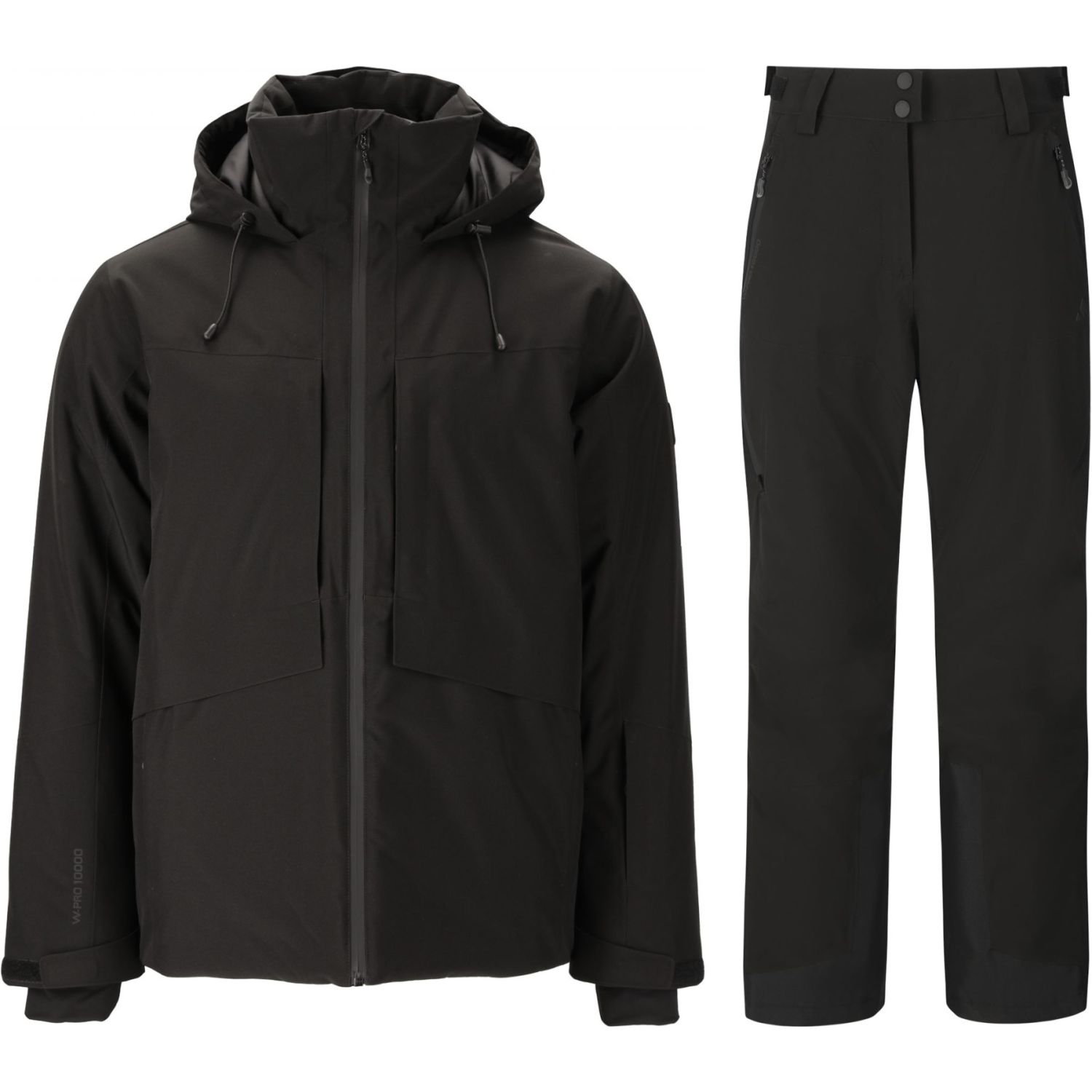 Whistler Kingland Ski-Jacke/Ski-Hose-Set, Herren, schwarz