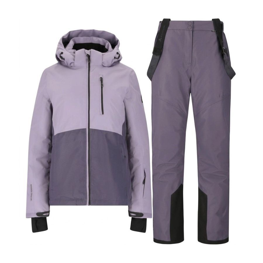 Whistler Drizzle Ski-Set (Jacke und Hose), Damen, lila/dunkel lila