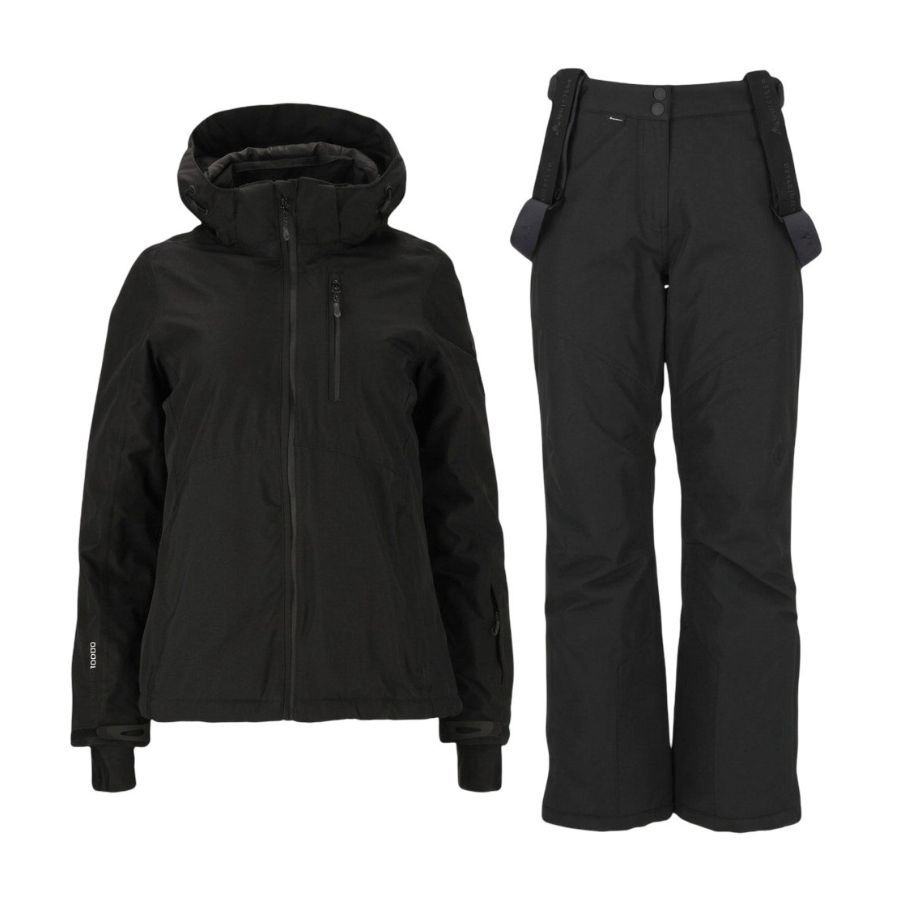 Whistler Drizzle Ski-Set (Jacke und Hose), Damen, schwarz