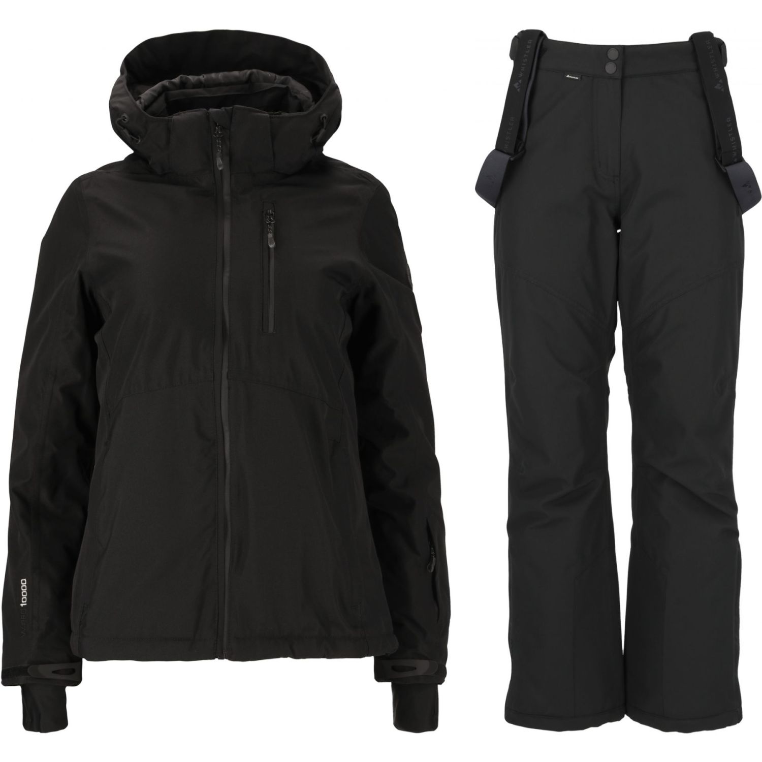 Whistler Drizzle Ski-Set (Jacke und Hose), Damen, schwarz