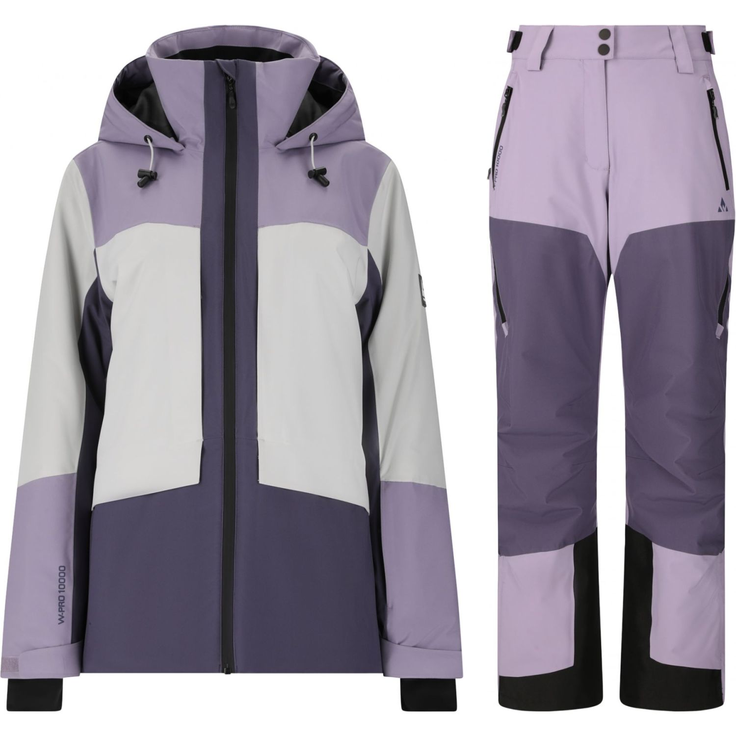 Whistler Kingland Ski-Jacke/Skihose-Regen-Set, Damen, lila
