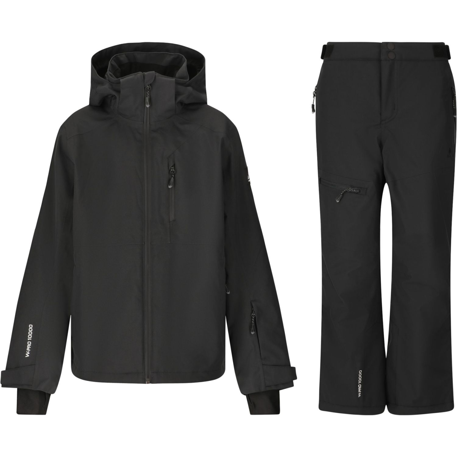 Whistler Rossburg Ski-Jacke/Ski-Hose-Set, Junior, schwarz