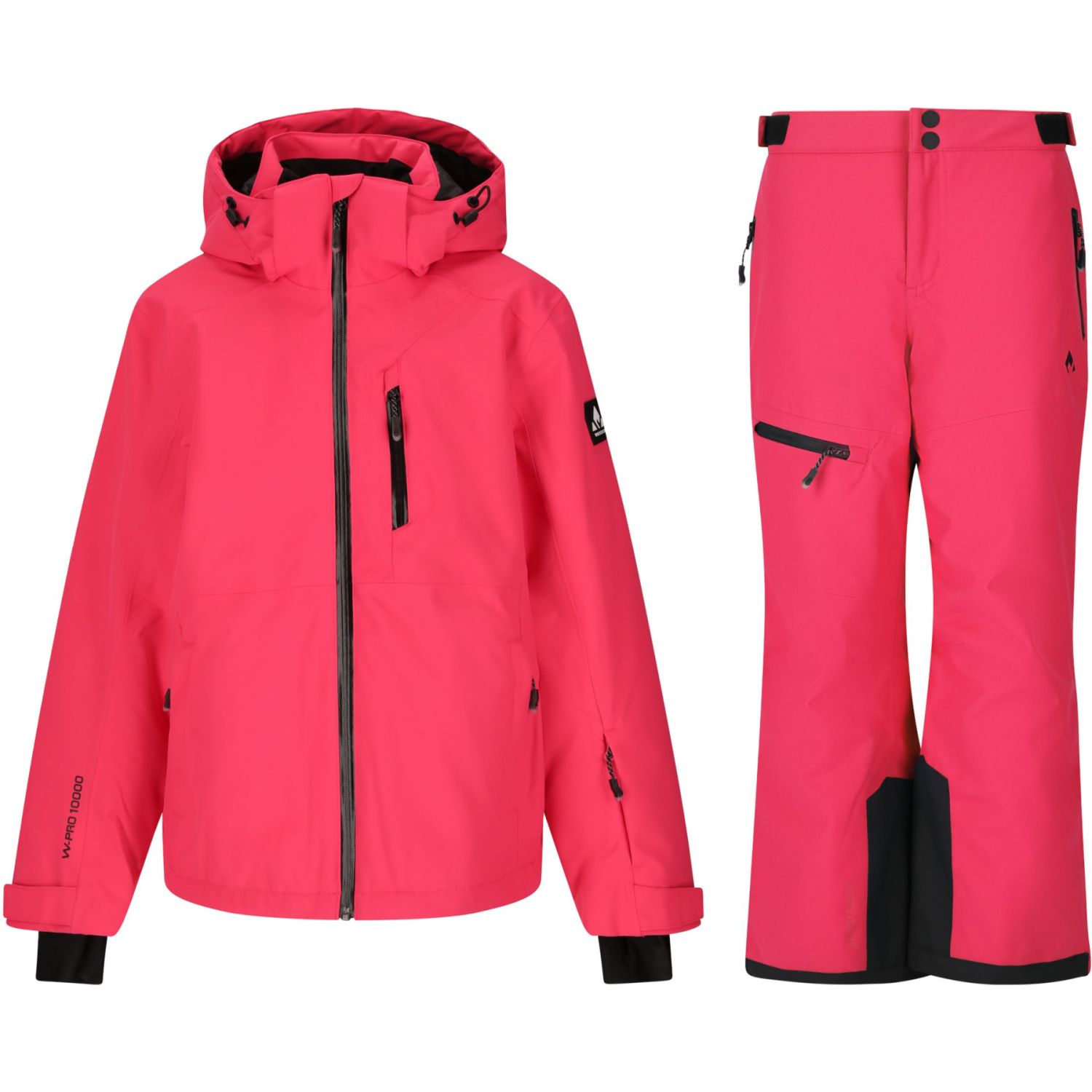 Whistler Rossburg Ski-Set (Jacke und Hose), Junior, rot