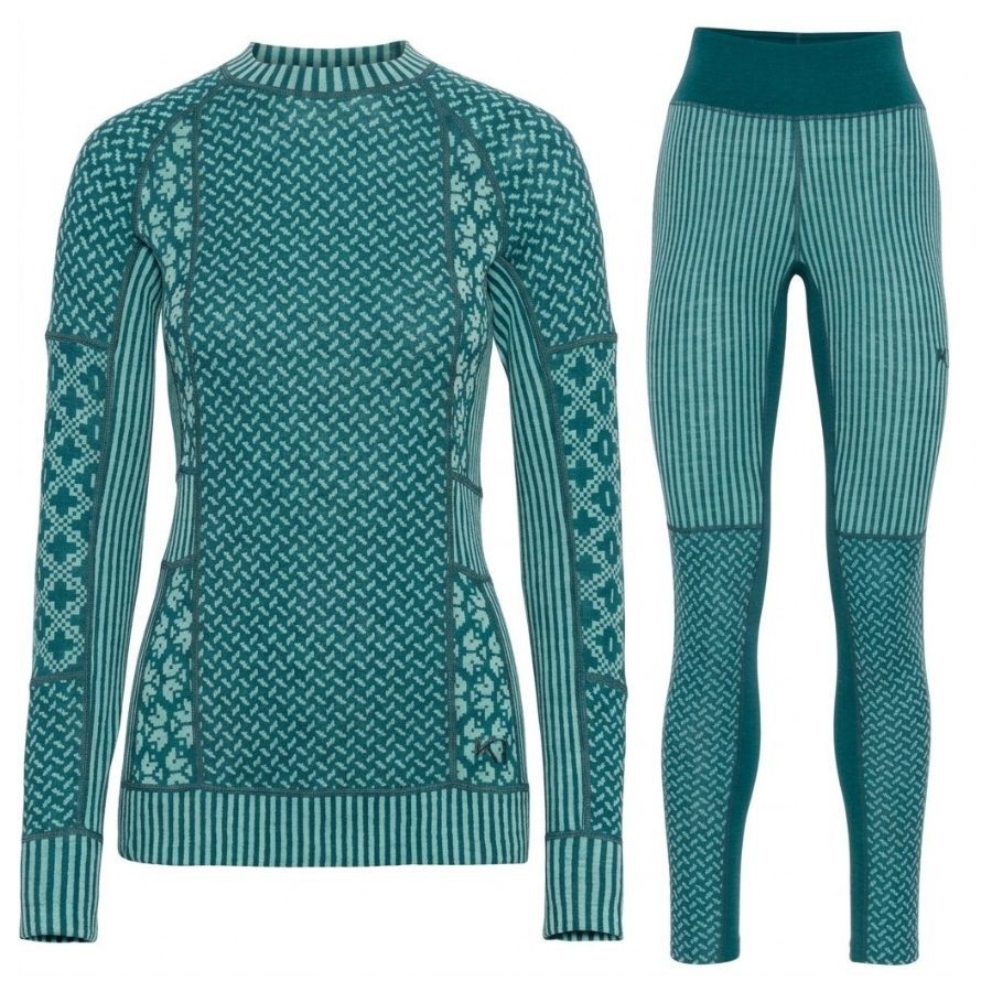 Kari Traa Smekker LS Set, Damen, grøn