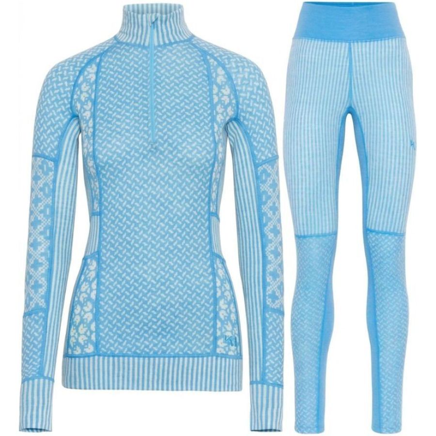 Kari Traa Smekker High Waist, skiunderbukser, dame, blå