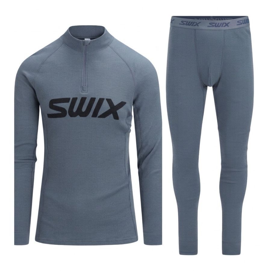 Swix RaceX Merino Set, Herr, grå
