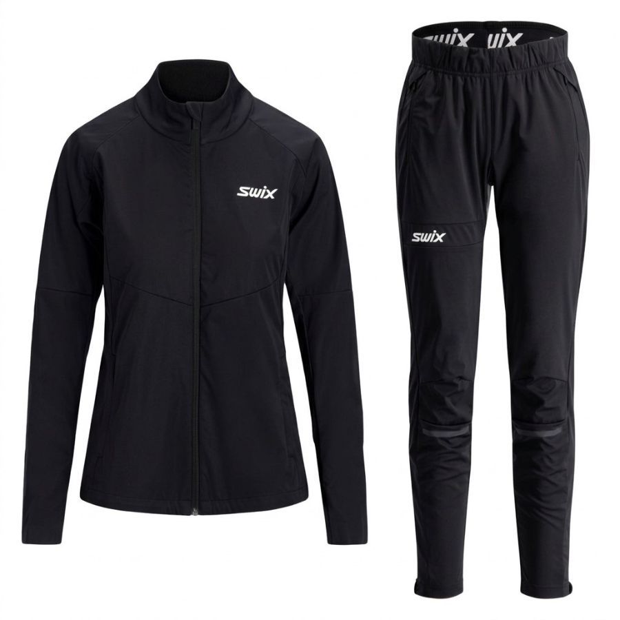 Swix Nordic XC Skiset, Damen, sort