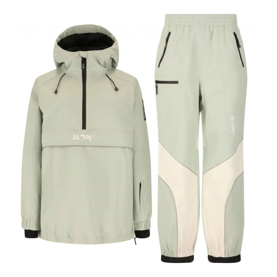 SLOPE Blizz Loose Skiset, Damen, aqua gray