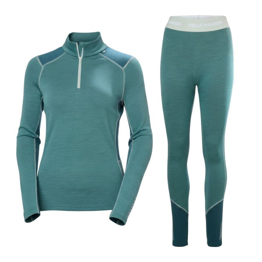 Helly Hansen Lifa Merino Midweight Sæt, dame, grøn