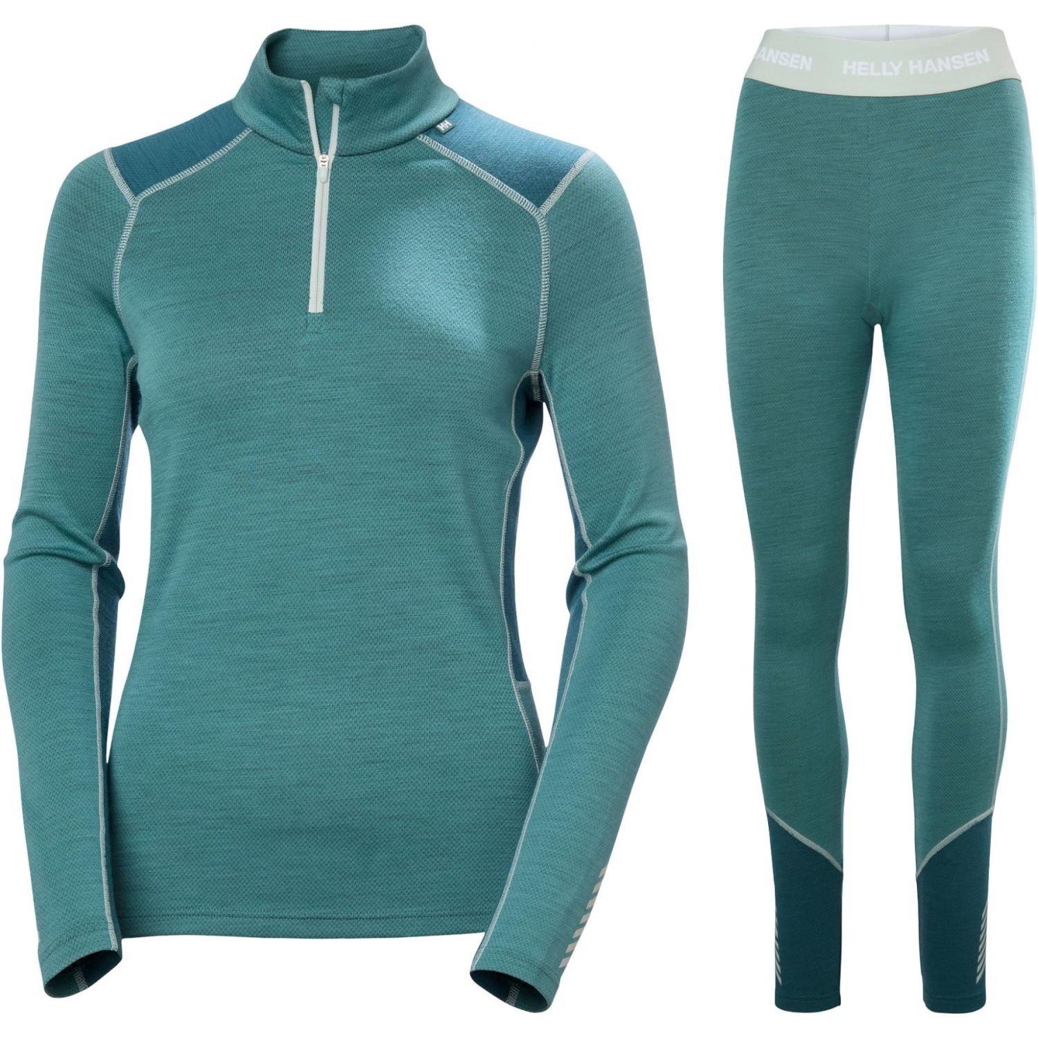 Helly Hansen Lifa Merino Midweight Sæt, dame, grøn