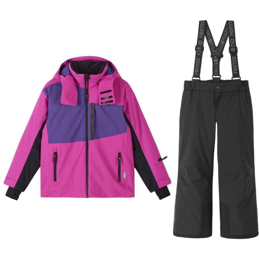 Reima Jatuni Skiset, kinderen, fucshia/black