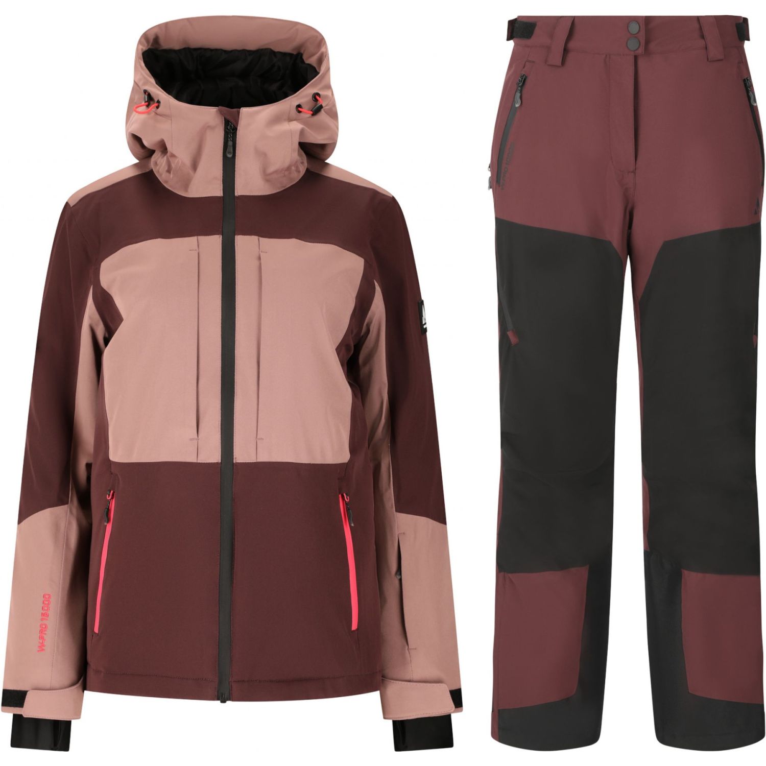 Whistler Boulder Skiset, Damen, twilight mauve/fudge