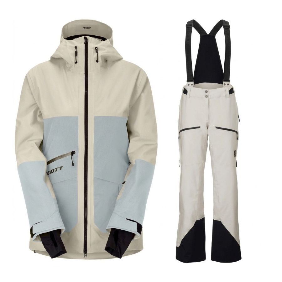 Scott Ultimate Dryo Utility Skiset, Damen, beige/blå