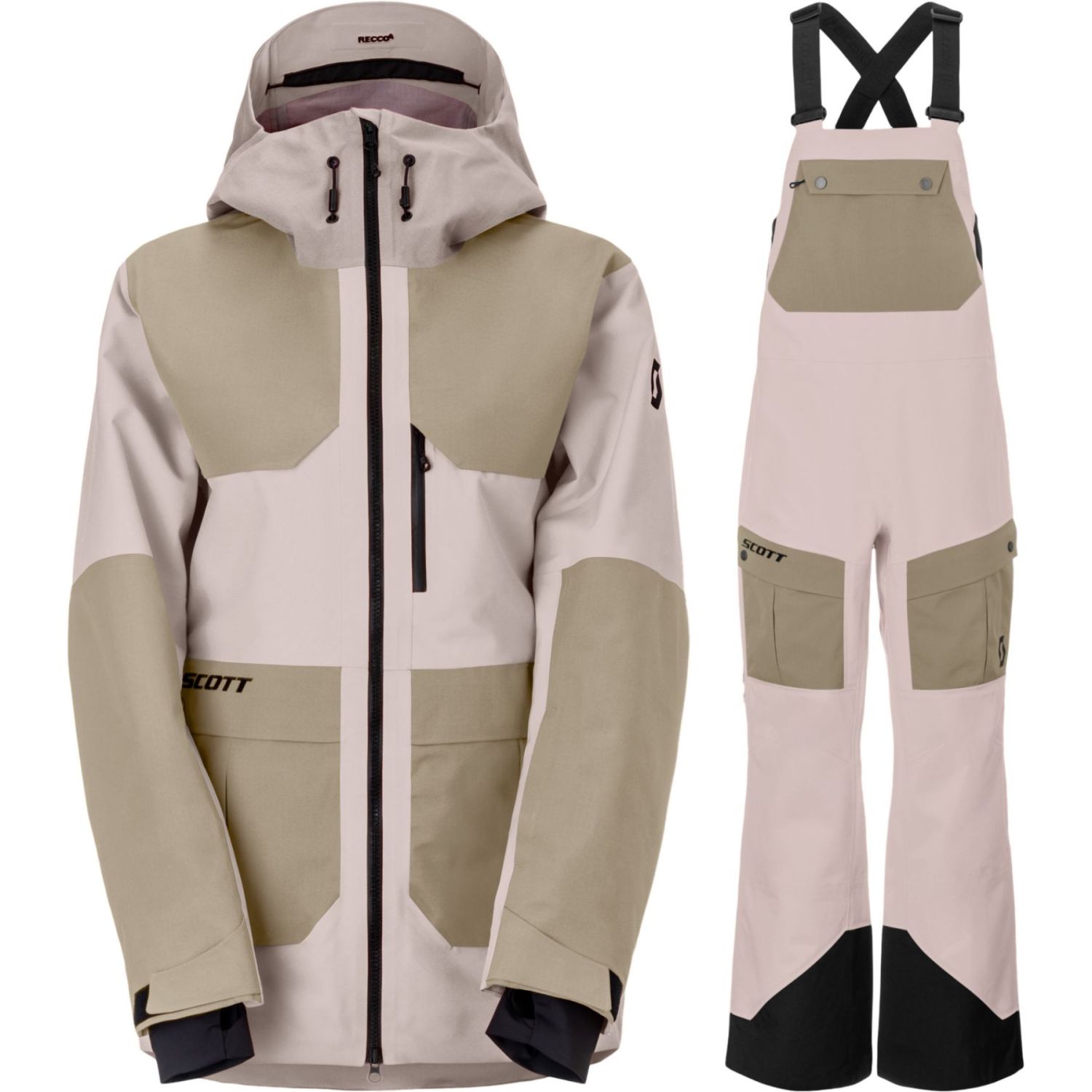 Scott Vertic Utility 3L Equipo de esquí, para mujer, pink/beige