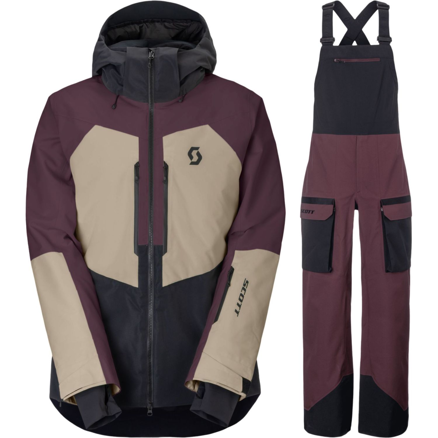 Ultimate Dryo Equipo de esquí, para hombre, cocoa