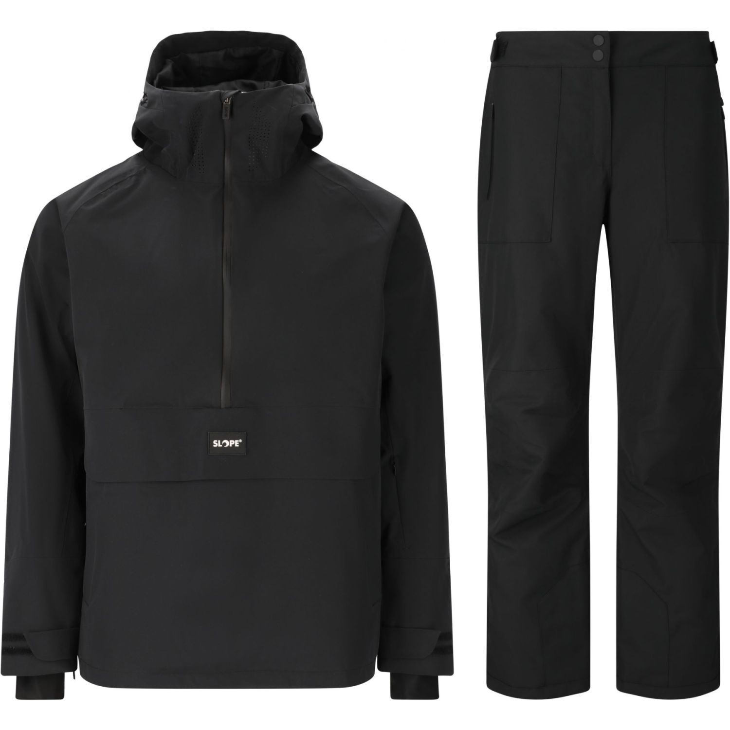 SLOPE Ruki, ski anorak, herre, sort