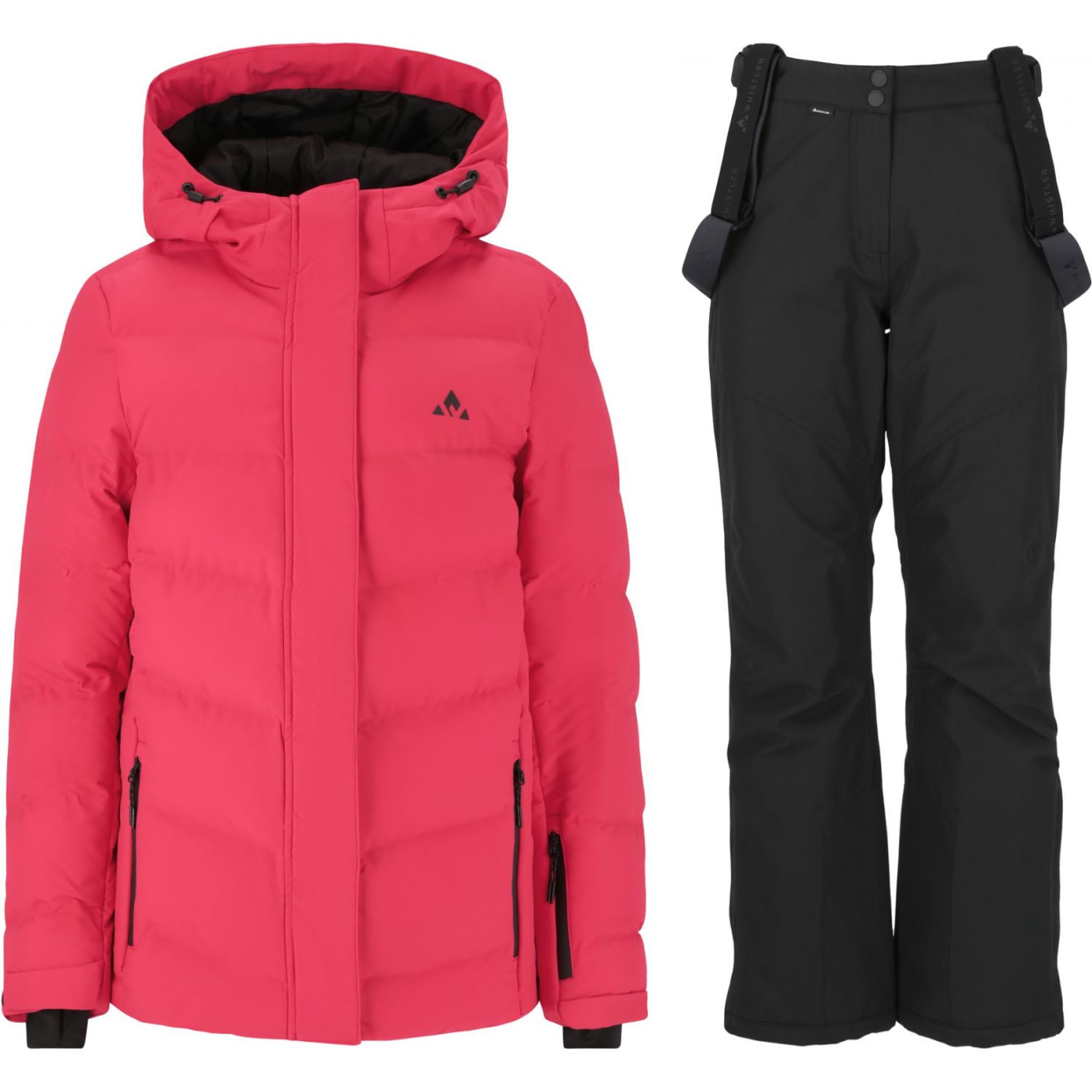 Whistler Cheno Skiset, Damen, rød/sort