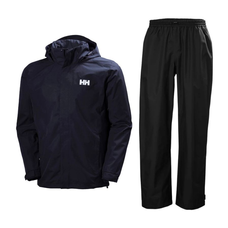 Helly Hansen Dubliner Regnställ, herr, navy/sort - SEK 1.446 hos AktivVinter.se
