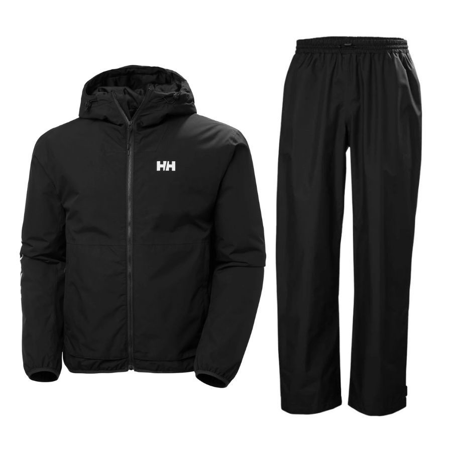 Helly Hansen Ervik Regnsæt, herre, sort