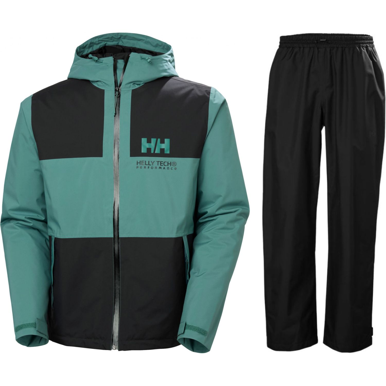 Helly Hansen Ace Regnsæt, herre, grøn/sort