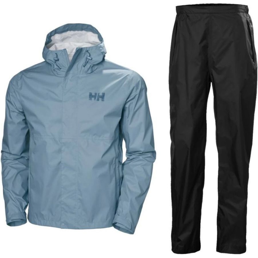 Helly Hansen Loke Regenpak, heren, blauw/zwart