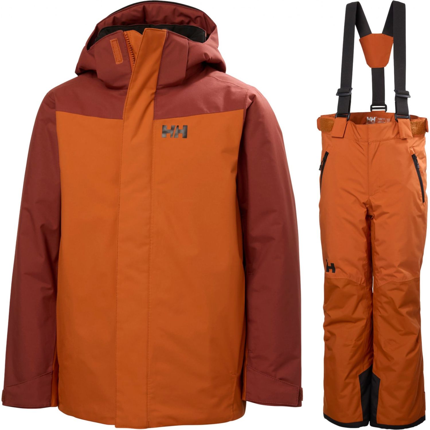 Helly Hansen Orionpeak Skisett, barn, brun