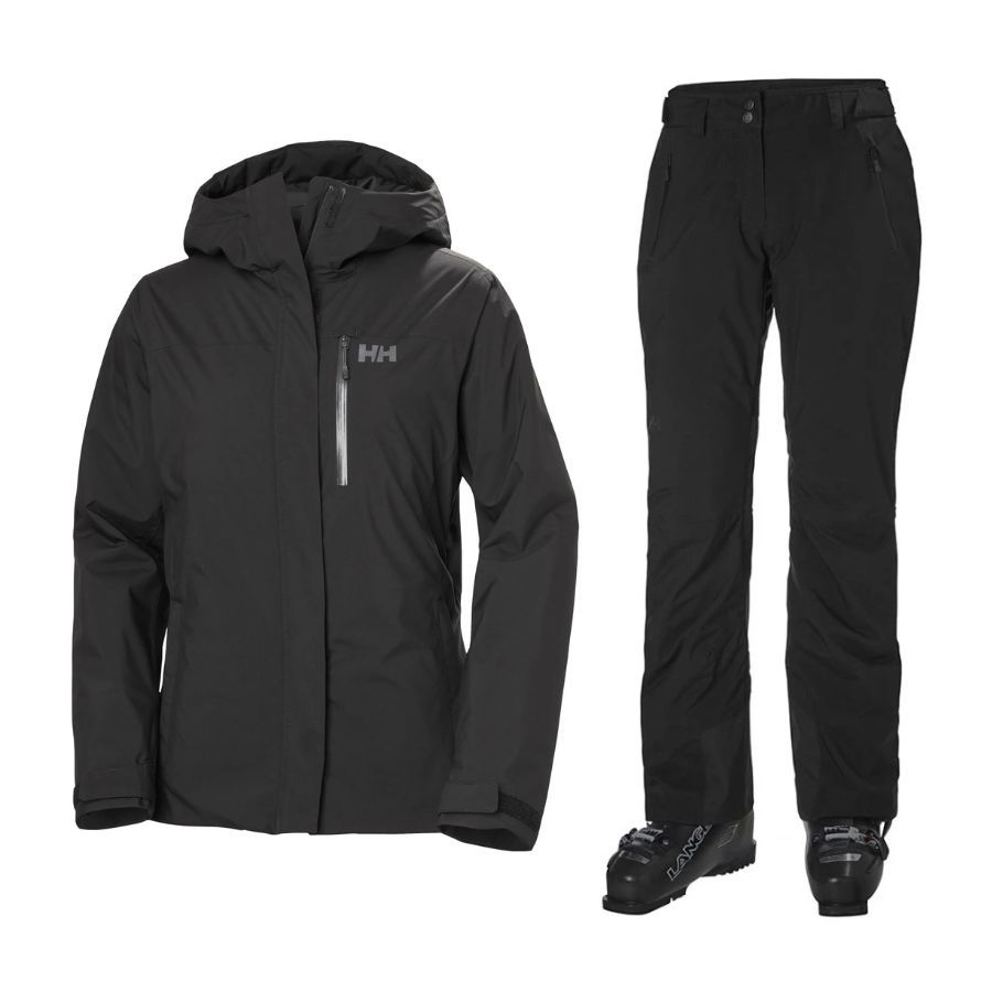 Helly Hansen Snowplay Skiset, Damen, sort