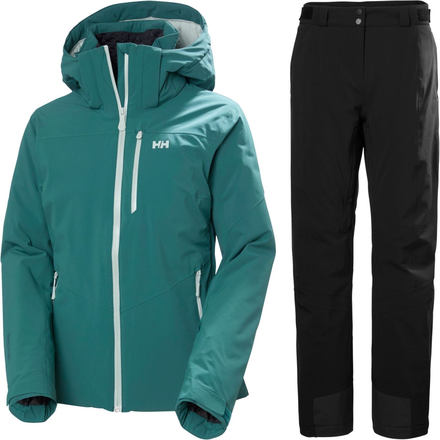 Helly Hansen Alphelia Equipo de esquí, para mujer, grøn/sort