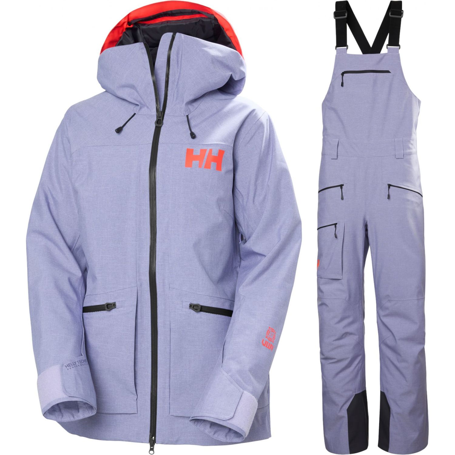 Helly Hansen Powderqueen 3.0 Equipo de esquí, para mujer, lilla