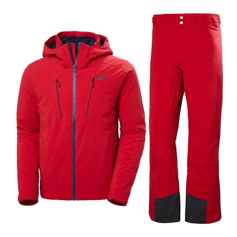 Helly Hansen Alpha 4.0 Skiset, Herren, rød