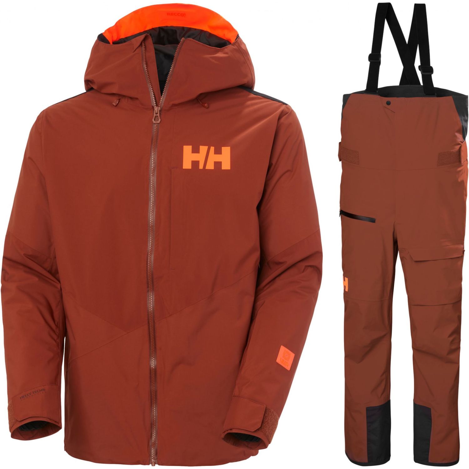 Helly Hansen Powerdreamer 3.0 Equipo de esquí, para hombre, brun