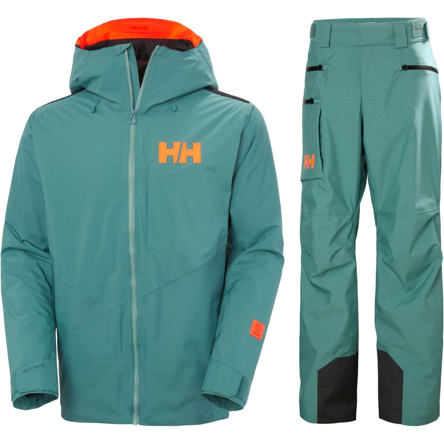 Helly Hansen Powerdreamer 3.0 Equipo de esquí, para hombre, grøn