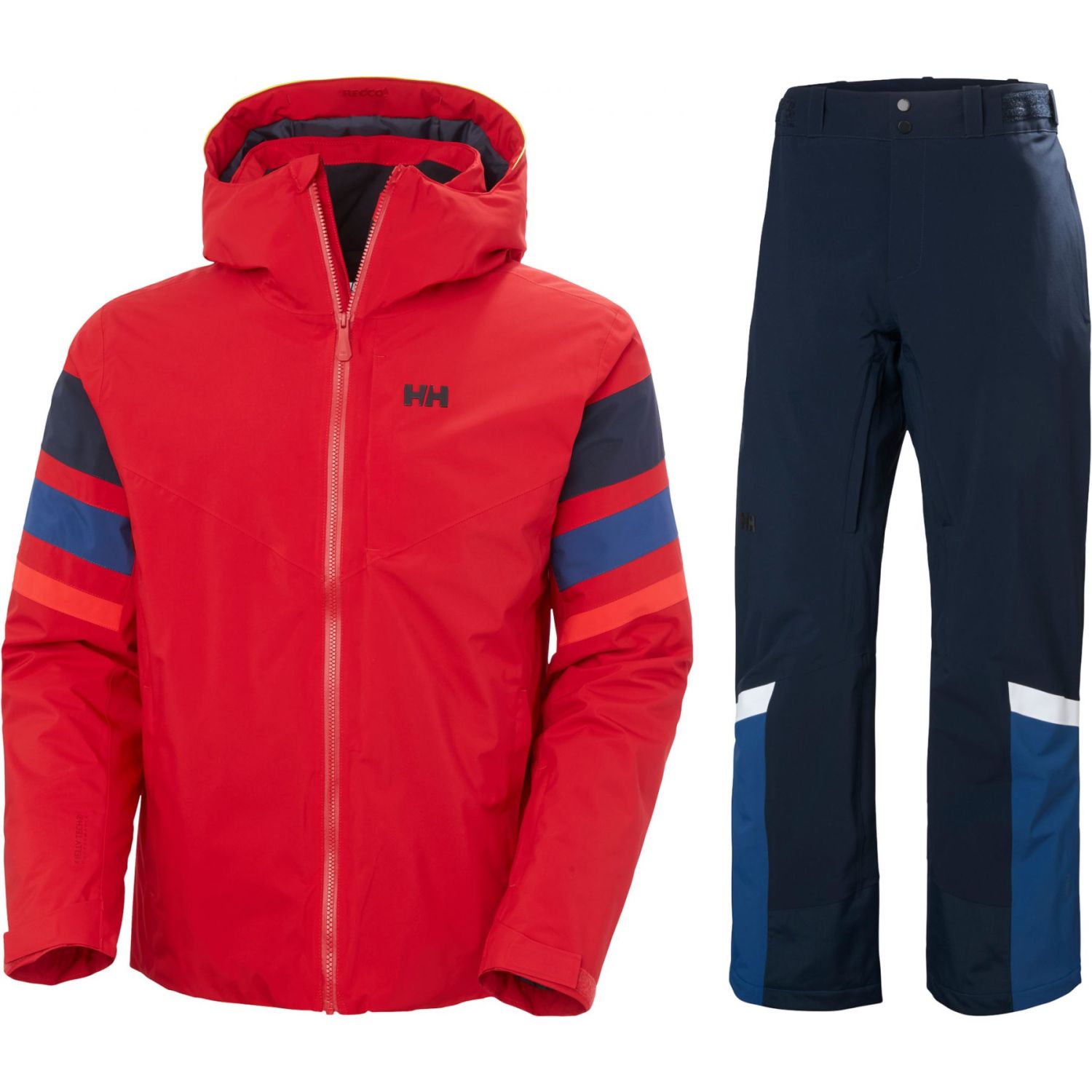 Helly Hansen Panoramic Ins Equipo de esquí, para hombre, rød/blå