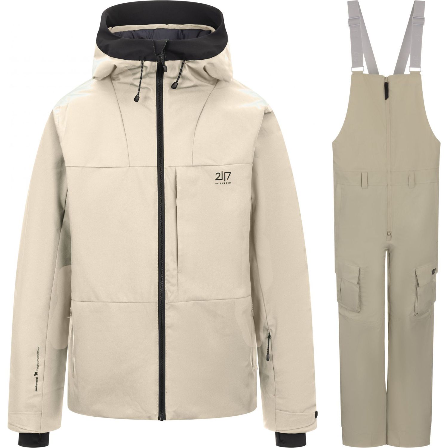 2117 of Sweden Humla Skiset, Herren, beige